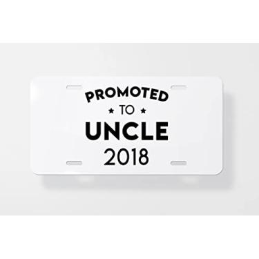 Imagem de Promoted to Uncle 2018 Capa para placa de carro - Capa para placa de carro - 15 x 30 cm