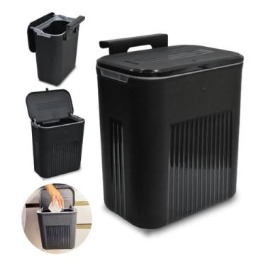 Imagem de Lixeira Suspensa Montada Na Parede 9l Lixo De Cozinha - Arqplast, Pret