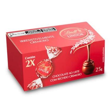 Imagem de Trufa Lindt Lindor Milk ao Leite Duo Caixa de 25g
