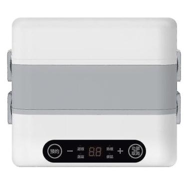 Imagem de Cafeteiras de gotejamento lancheira elétrica pequena caixa de arroz portátil fogão automático aquecimento temporização isolamento