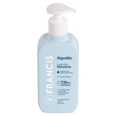 Imagem de LOCAO DESODORANTE HIDRATANTE FRANCIS 200ML ALGODÃO
