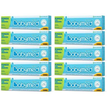 Imagem de Kit 10 Pomada Para Assaduras Babymed Menino Cimed