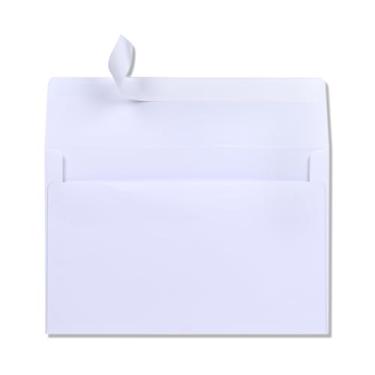 Imagem de Envelopes de convite em branco A9 pacote com 50 - 14 x 21 cm, envelopes autoselados brancos para convites, cartões, cartas e correio comercial (qualidade premium)
