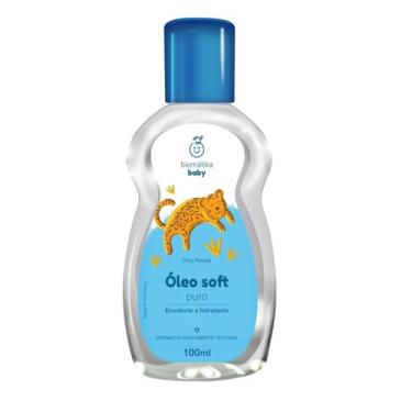 Imagem de Óleo Soft Biomátika Baby 100ml | Hidratação e Conforto Diário para a Pele Sensível do Bebê | Fórmula de Rápida Absorção com Fragrância Suave | Uso Após o Banho