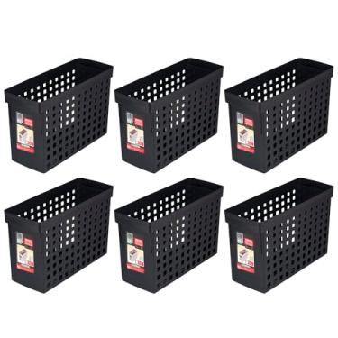 Imagem de Arquivo Morto Caixa Estreita Pasta Suspensa Multiuso 6 Un