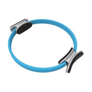 Imagem de menolana Equipamento de exercícios de pilates, anel de ioga, portátil Home Gym Foam Spalled Handles, Azul, 15inch