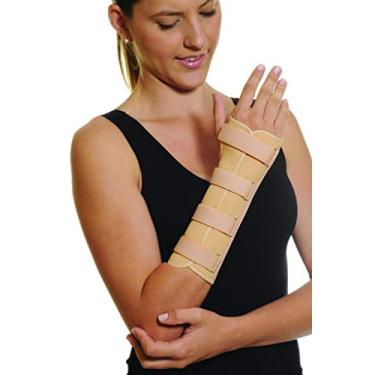 Imagem de Tala Ampla para Punho Direito, Bege, Pequeno, Dilepé