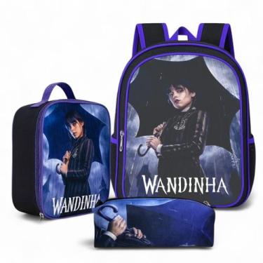 Imagem de Mochila Infantil Escolar Meninos Masculino Criança Bolsa + Estojo Gran