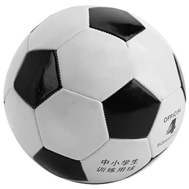 Imagem de Bola de Futebol Tradicional, Jogo de Futebol Preto e Branco para Treinamento de Equipe de Exercício Interno e Externo