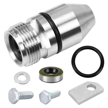 Imagem de Caixa de engrenagem do velocímetro 345215 para transmissão GM TH350 1969 e superior, kit de caixa de bala de velocímetro vem com kit de vedação de metal e suporte de retentor, 7 peças
