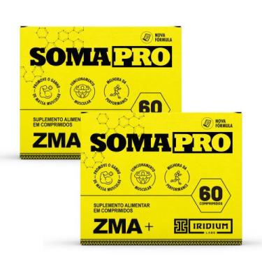 Imagem de Kit 2x Soma Pro 60 comps - ZMA Pré Hormonal Iridium Labs