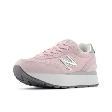 Imagem de New Balance Tênis feminino 515h V1, Açúcar Rosa/Prata Metálica, 39