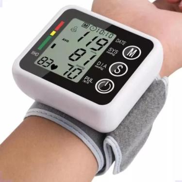 Imagem de Aparelho Esfigmomanômetro Elétrico Digital Pulso Pressão - Home Goods