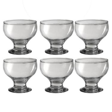 Imagem de Conjunto 6 Taças Sobremesa Drink Noruega 250ml Vidro - CLASS HOME
