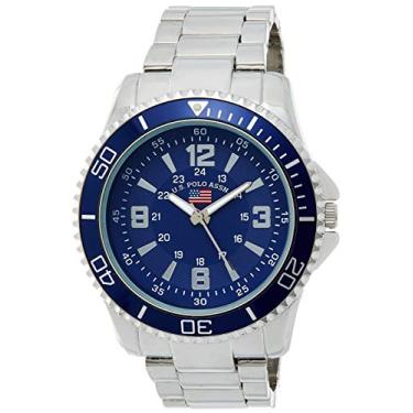 Imagem de U.S. Polo Assn. Relógio masculino us8621 analógico mostrador analógico quartzo prata, Prata