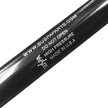 Imagem de Suspa C16-06874 C1606874 suporte a gás de 43 cm, quantidade (2), força de 40 libras por suporte, conjunto de força por 80 libras, janela traseira de camper, suporte de elevação de cobertura Tonneau, cordas, feito nos EUA