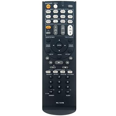 Imagem de Receptor AV de substituição RC-737M RC737M com controle remoto para receptor Onkyo A/V HT-S6200 HT-S620 TX-SR507 HT-R670 TX-SR577 TX-SR507B HTS6200 HTS620 TXSR507 HTR670 TXSRSR507 577 TXX. SR507B HTP