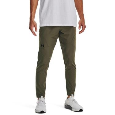 Imagem de Calça de Treino Masculina Under Armour Unstoppable Tapered G Verde-Masculino