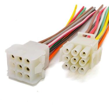 Imagem de Chicote Hylok 9 Vias Macho Fêmea Par - Rainha das Sete ETE7559CHI