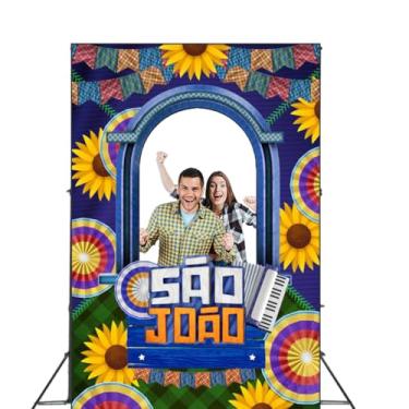 Imagem de Painel Fundo Interativo Vazado Festa Junina São João Tecido 1,50x2,20m (FIFJN0013)