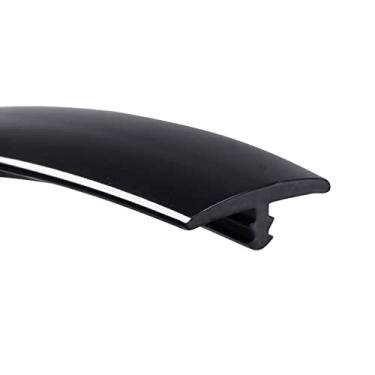 Imagem de SBWLKJ Moldagem em T de 26FT Moldagem de Acabamento Preto 3/4" (20 mm) Flexível Polietileno Centro Barb Tee Moldagem em Forma de T para Fenda de Borda, Armários de Jogos Arcade, Parede, Mesas, Balcões