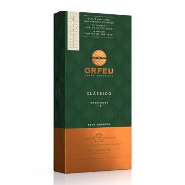 Imagem de Orfeu Café Clássico 10 Cápsulas Compatível com Nespresso®, 100% Arabica, Torra Média, 50g