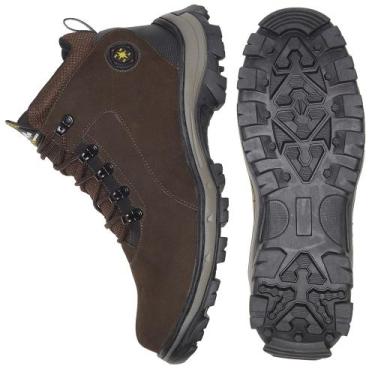 Imagem de Bota Adventure Masculina Nobuck Café Tênis Boots- West Line, 39, Marro
