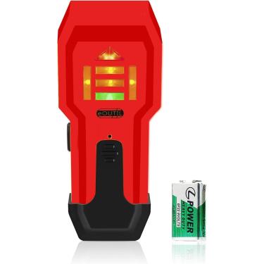 Imagem de eOUTIL Scanner de parede Stud Finder detector de madeira e metal (VERMELHO)