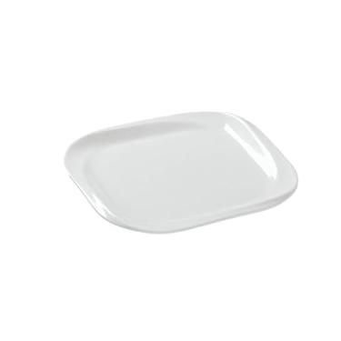 Imagem de Prato quadrado quadrado de cor vitrificada estilo nórdico simples e requintado - 29 cm