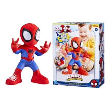 Imagem de Marvel Spidey and His Amazing Friends Dance 'N Crawl Spidey, Brinquedo de Pelúcia Interativo