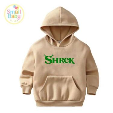 Imagem de Blusa Moletom Infantil Juvenil Shrek Filme personagem Estampado Com Ca
