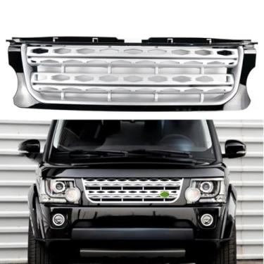 Imagem de Grade de carro Grelha dianteira Grelha de carro Grelha de corrida Kit de carroceria de para-choque dianteiro para Discovery 4 2014-2016 acessórios de carro (Black Box Banking Online Banking Edge)