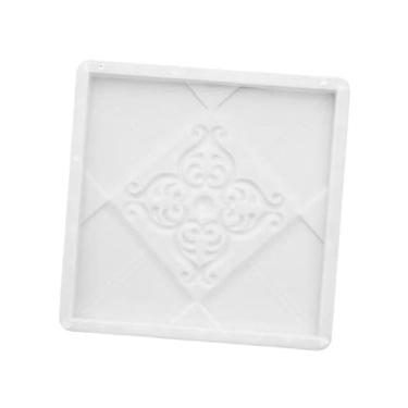 Imagem de Ioensy Modelo de concreto, tijolo, cimento, pedra de degrau, suprimentos para bricolage, ferramenta de pavimentação quadrada, modelo de piso de ladrilho para, Padrão Quadrado