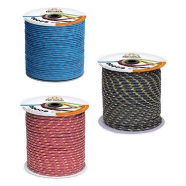 Imagem de Corda Pet Trançada 10mm Rolo 165m Colorida para Carretel - Regra