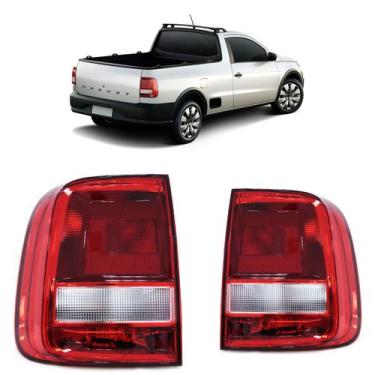Imagem de Lanterna Traseira Saveiro G8 2019 A 2022 Bicolor - Automotive Imports,