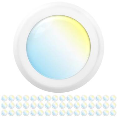 Imagem de Sunco Lighting Pacote Com 48 Luzes De Disco Led 5/6", Iluminação Embutida No Teto, 850 Lm, Cct Selecionável 3000K/4000K/5000K/6000K/6500K, Regulável, 12W=65W, Classificação Umidade Etl.