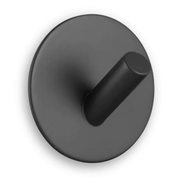 Imagem de Kit 2 Gancho Redondo Inox Adesivo 3m Parede Suporte Cabide Autocolante Pendurar Chave Roupa Utensílios Resistente Multiuso