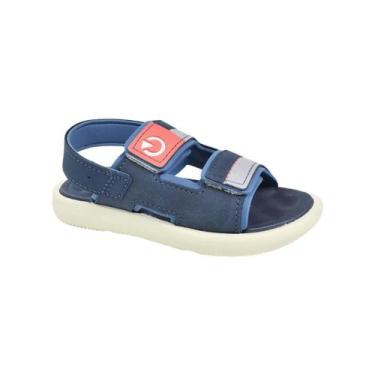 Imagem de Sandália Cartago Infantil Bege Azul Vermelho, 17, Bege, Azul, Vermelho