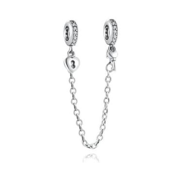 Imagem de Berloque De Prata 925 Com Margarida, Borboleta E Coração Para Pulseira