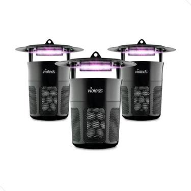 Imagem de Kit 3 Armadilhas Para Mosquito Violeds Ultravioleta Bivolt