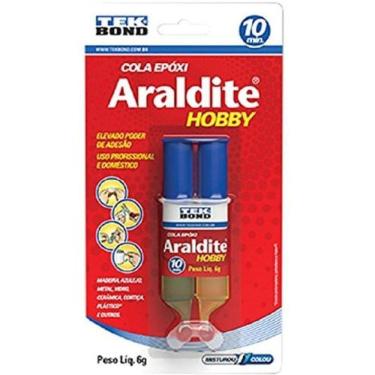Imagem de Cola Epóxi Araldite Transparente 6g Seringa - Tekbond