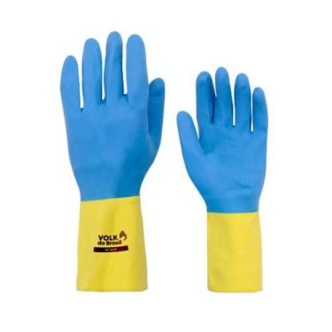 Imagem de Luva de Segurança Bicolor Látex/Neoprene 8 (M) - Resistente a Agentes 