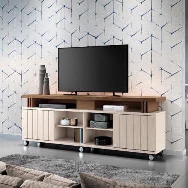 Imagem de Rack para Sala Bancada de TV 70 Pol 180cm Sora 1.8 H01 - D'Rossi - D R