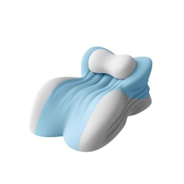 Imagem de Almofada propensa multifuncional para dormir e ler - Almofada ergonômica para descanso de cama com suporte confortável para dormir no estômago, leitura, gravidez, recuperação, massagem e descanso