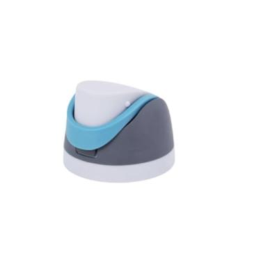 Imagem de Tampa de substituição para Owala Freesip, acessórios de tampa de substituição para Owala 473 g 680 g 947 g 1,134 g (cinza com azul)