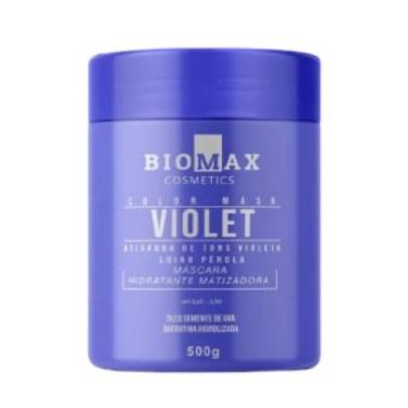 Imagem de Máscara Tonalizante Matizadora Violet Loiro Pérola 500g - Biomax