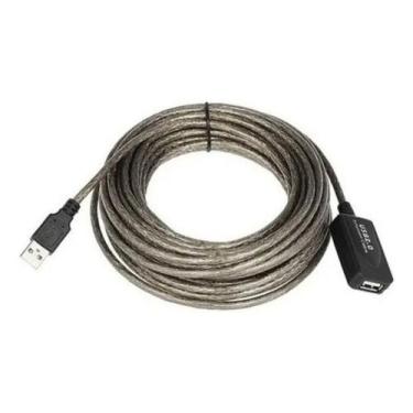 Imagem de Cabo Extensor Usb 2.0 5 Metros Repetidor Amplificado Ativo - YooY.Air