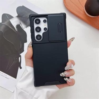 Imagem de Capa de proteção para câmera deslizante para Samsung Galaxy S25 S24 S23 Ultra S22 S21 s25 Plus Note20 A53 A33 A52 A32 A13 A14, preta, para Samsung S24Ultra