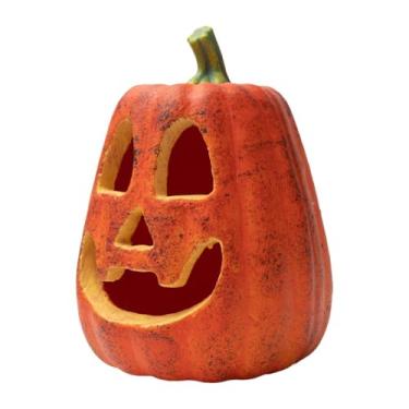 Imagem de IEUDNS Luz de abóbora de Halloween Jack O Lanterna Decoração de Halloween Enfeite LED Lâmpada de abóbora para festival de fazenda Festa na Quintal