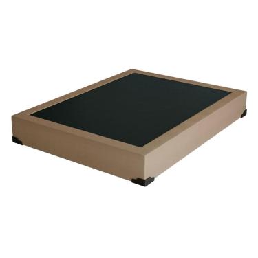 Imagem de Base para Cama Box Casal Joe Suede (36x138x188) Bege